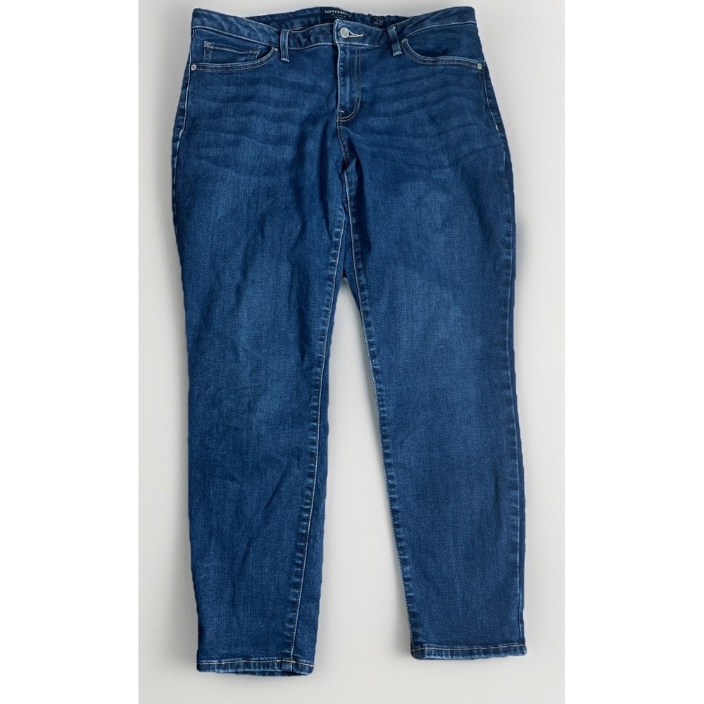 Lucky Brand Lolita Skinny Jeans Woman's Size 16/33R Low Rise‎ Skinny Denim Jeans